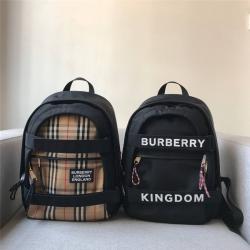 Burberry/巴宝莉Vintage格纹Kingdom装饰Nevis 双肩包80235691/80246841