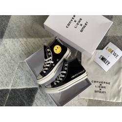 LOEWE罗意威SMILEY CONVERSE匡威1970S联名笑脸高帮帆布板鞋