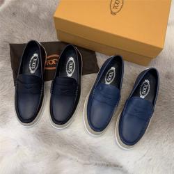 Tod's托德斯中国官网正品男鞋新款手工编织嵌边乐福鞋休闲鞋皮鞋