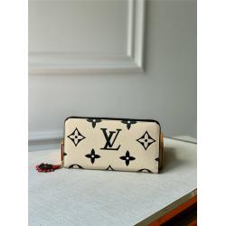 LV全球顶级奢侈品全皮皇冠花边Zippy 拉链钱夹钱包M69520/M69519