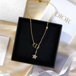 dior官网扫码迪奥新款CD星星Y字调节项链N1156