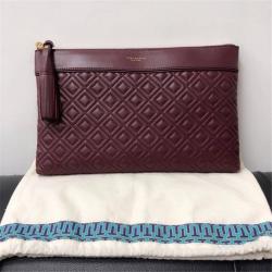 tory burch/托里伯奇TB欧洲代购FLEMING羊皮流苏手拿包