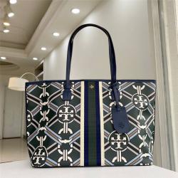 tory burch/托里伯奇TB免税店代购大号GEMINI LINK印花购物袋