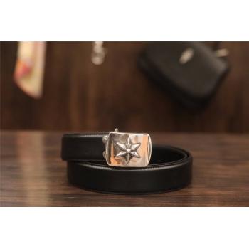 Chrome hearts CH克罗心中文官网腰带平面六芒星皮带B004