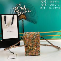 古驰奢侈品女包Gucci Liberty花卉迷你包手机包636250