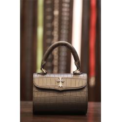 Chrome hearts CH克罗心正品代购鳄鱼皮十字手提斜挎包K662