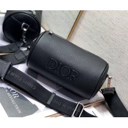 DIOR迪奥奢侈品购物网全皮ROLLER 单肩斜跨圆筒包信使包