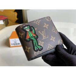 LV奢侈品加盟新款刺绣MULTIPLE 钱夹M60895