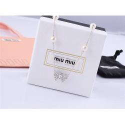 miumiu价格缪缪MICRO BOW JEWELS 蝴蝶结装饰项链