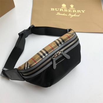 Burberry巴宝莉中文官方网中号Vintage复古格纹腰包