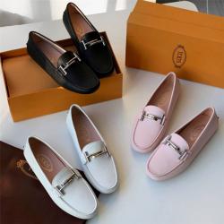 Tod's托德斯官网国际奢侈品牌女鞋Double T扣豆豆鞋驾车鞋