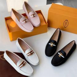 Tod's托德斯官网奢侈品购物网站鞋子女鞋女士T扣豆豆鞋