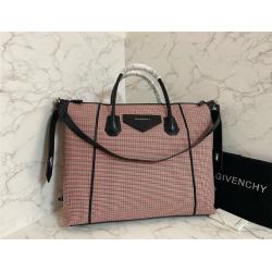 Givenchy/纪梵希官方网包包帆布拼皮Antigona Soft手袋