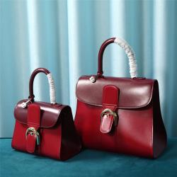 Delvaux/德尔沃中文官网包包Box皮Brillant手提包贵妇名媛包