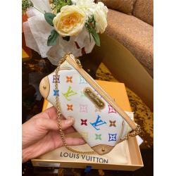 lv高仿中古三彩Milla Clutch 麻将包M60096