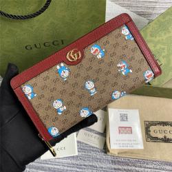 Doraemon x Gucci古驰中文官网联名系列全拉链式钱包647787