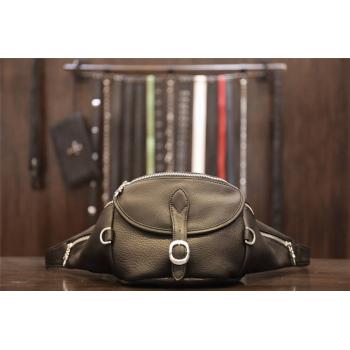 Chrome hearts CH克罗心官网中国官网宝剑匕首拉链真皮腰包胸包k053