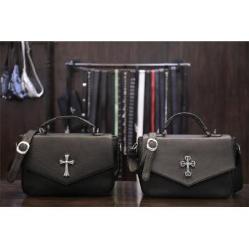 Chrome hearts CH克罗心正品代购新款十字架/十字花邮差包医生包K083-1