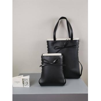 LOEWE罗意威新款包包蝴蝶结牛皮革 Ikebana Tote 手袋A858I23X01