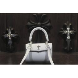 Chrome hearts CH克罗心正品代购女包十字架手提斜挎包白色K662