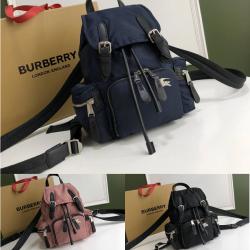 Burberry巴宝莉The Rucksack小号尼龙斜背式军旅双肩包80084341/80067191/8006716...