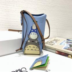 LOEWE罗意威官网女包限量款gate pocket龙猫手机包