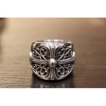 Chrome hearts CH克罗心中国官网椭圆十字戒指指环R005