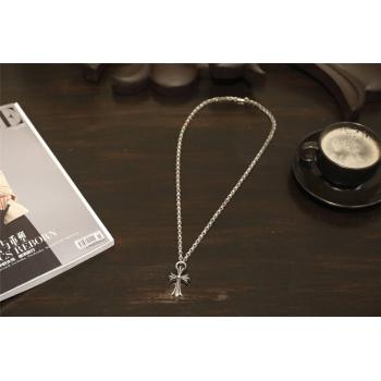 Chrome hearts CH克罗心香港代购小十字架固定粗环项链N004