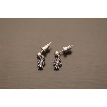 Chrome hearts CH克罗心官网小十字架吊坠耳钉耳环E008
