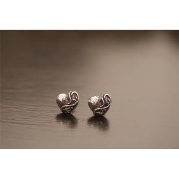 Chrome hearts CH克罗心正品代购桃心爱心耳钉耳环E004