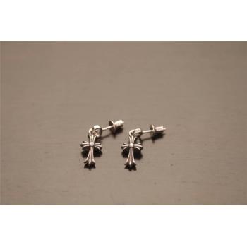 Chrome hearts CH克罗心官网Fatbaby十字架吊坠耳环耳钉E019