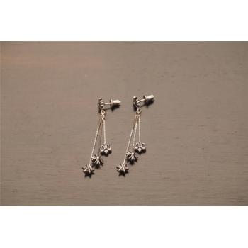 Chrome hearts CH克罗心官网十字花JoJo流苏耳环耳钉E014