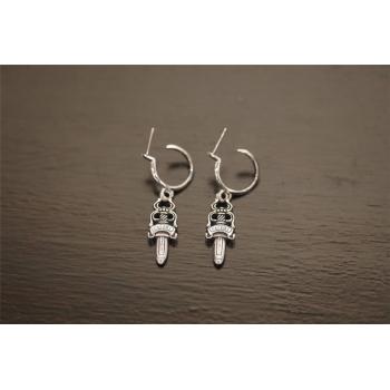 Chrome hearts CH克罗心官网宝剑匕首吊坠耳环E002