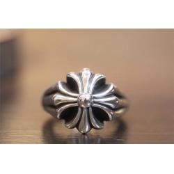 Chrome hearts CH克罗心正品代购官网纯银十字花戒指R013