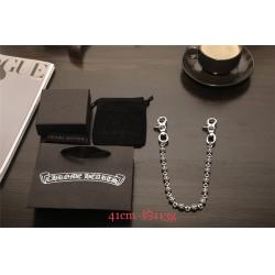 Chrome hearts CH克罗心官网双勾扣童军花圆珠裤链包链腰链L005