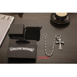 Chrome hearts CH克罗心官网S扣珠链大十字架裤链包链腰链L012