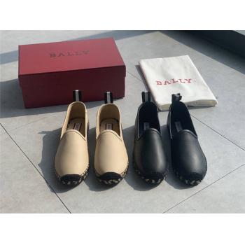 BALLY/巴利中文官网女鞋女士真皮渔夫鞋