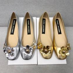 Marc Jacobs MJ香港官网新款女鞋花朵装饰平底鞋