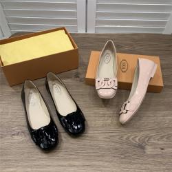 Tod's托德斯官网奢侈品网购网站女鞋新款女士漆皮芭蕾舞鞋