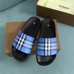 Burberry巴宝莉香港官网格纹印花拖鞋80395511/80398981