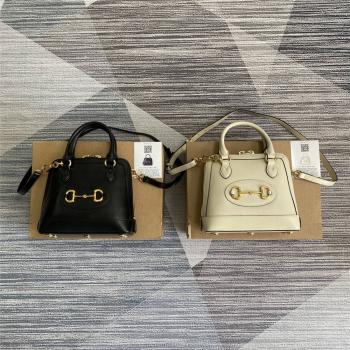 GUCCI古驰官网马衔扣1955系列迷你手提包贝壳包640716
