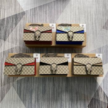 GUCCI官网古驰女包Dionysus系列GG肩背包小号酒神包400249