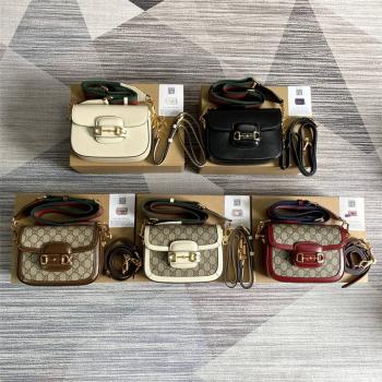 gucci包古奇马衔扣1955系列迷你马鞍包（配可拆卸双肩带）658574