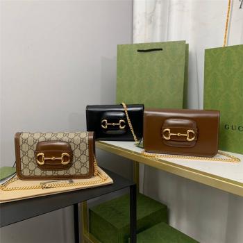 gucci官方网古奇马衔扣迷你WOC链条包600663