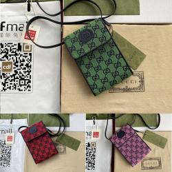 gucci价格古驰官网GG Multicolor系列迷你手袋手机包657582