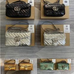 GUCCI古驰官方网站GG Marmont系列亮片肩背包446744/443497