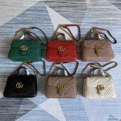 GUCCI古驰包包2018新款图片GG Marmont系列小号手提包498110
