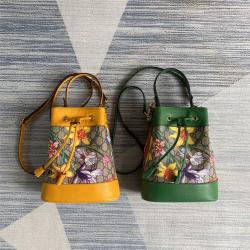 gucci官方网站古奇Ophidia系列小号GG印花水桶包550621