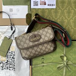 gucci包价格古奇官网GG Supreme腰包挎包胸包489617