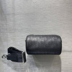 DIOR迪奥官网男包正品ROLLER 信使包圆筒包1ESPO061